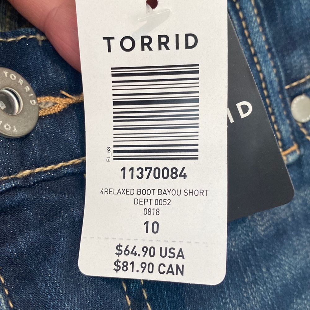 NWT Torrid Slim Bootcut Mid Rise Stretch Jean, size 10 S - Picture 9 of 13